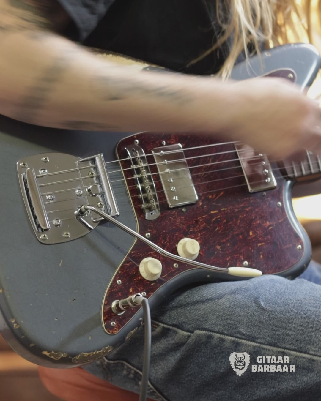 Load video: Del-Tone JM-style HH | Charcoal Frost