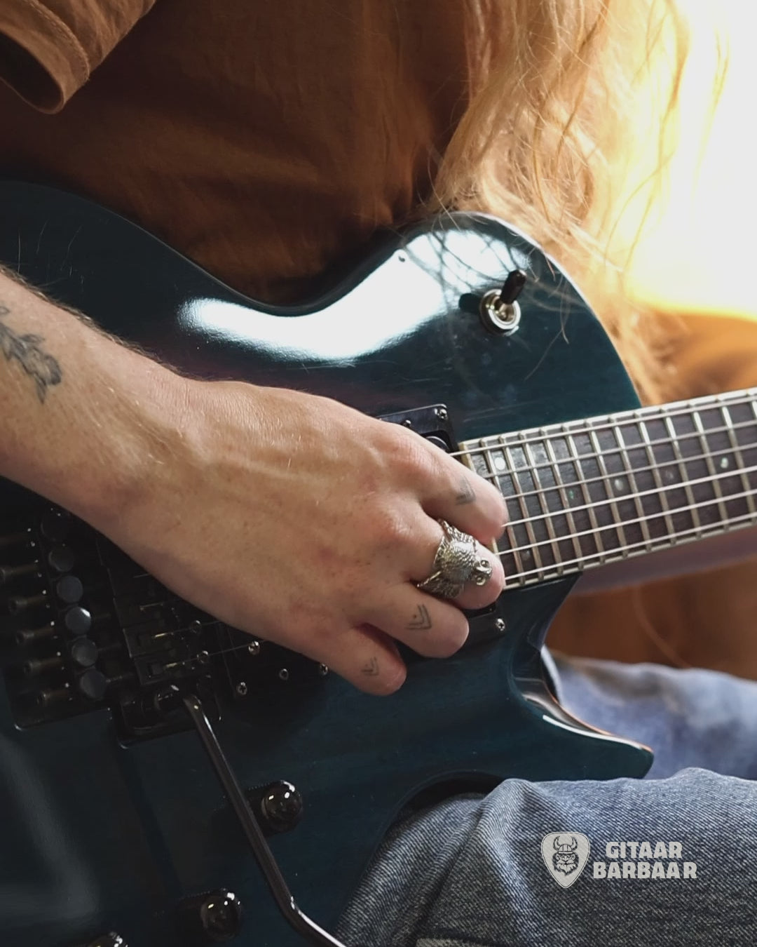 Load video: ESP Custom Shop Eclipse Japan 1999 | See Thru Blue