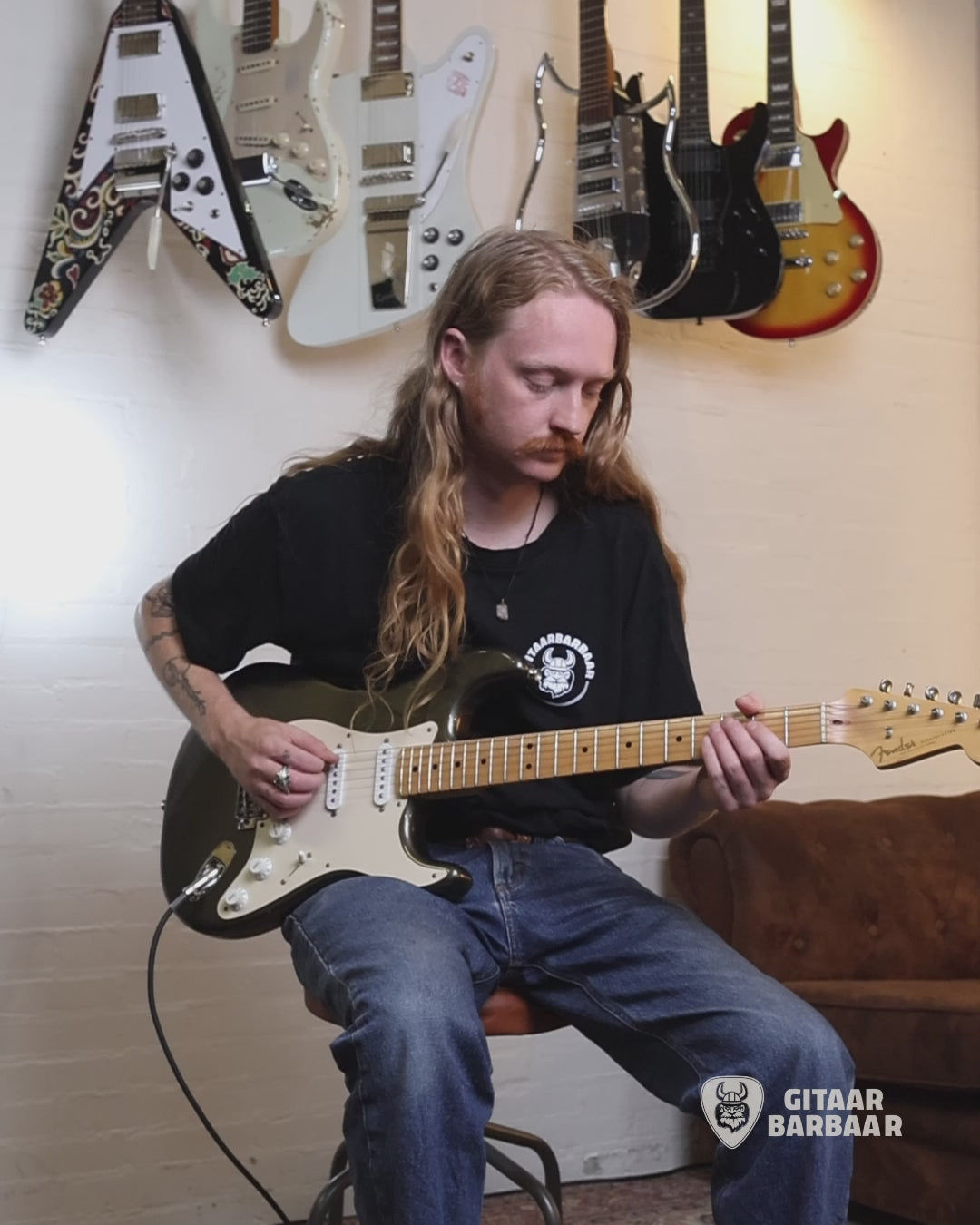 Load video: Fender Custom Shop Strat Eric Clapton Signature 2009 | Gray