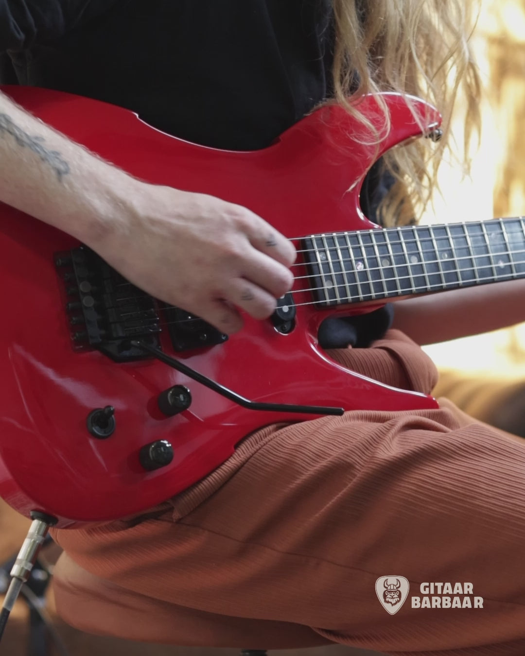 Load video: Peavey Vandenberg Series 1 USA 1988 | Sunfire Red