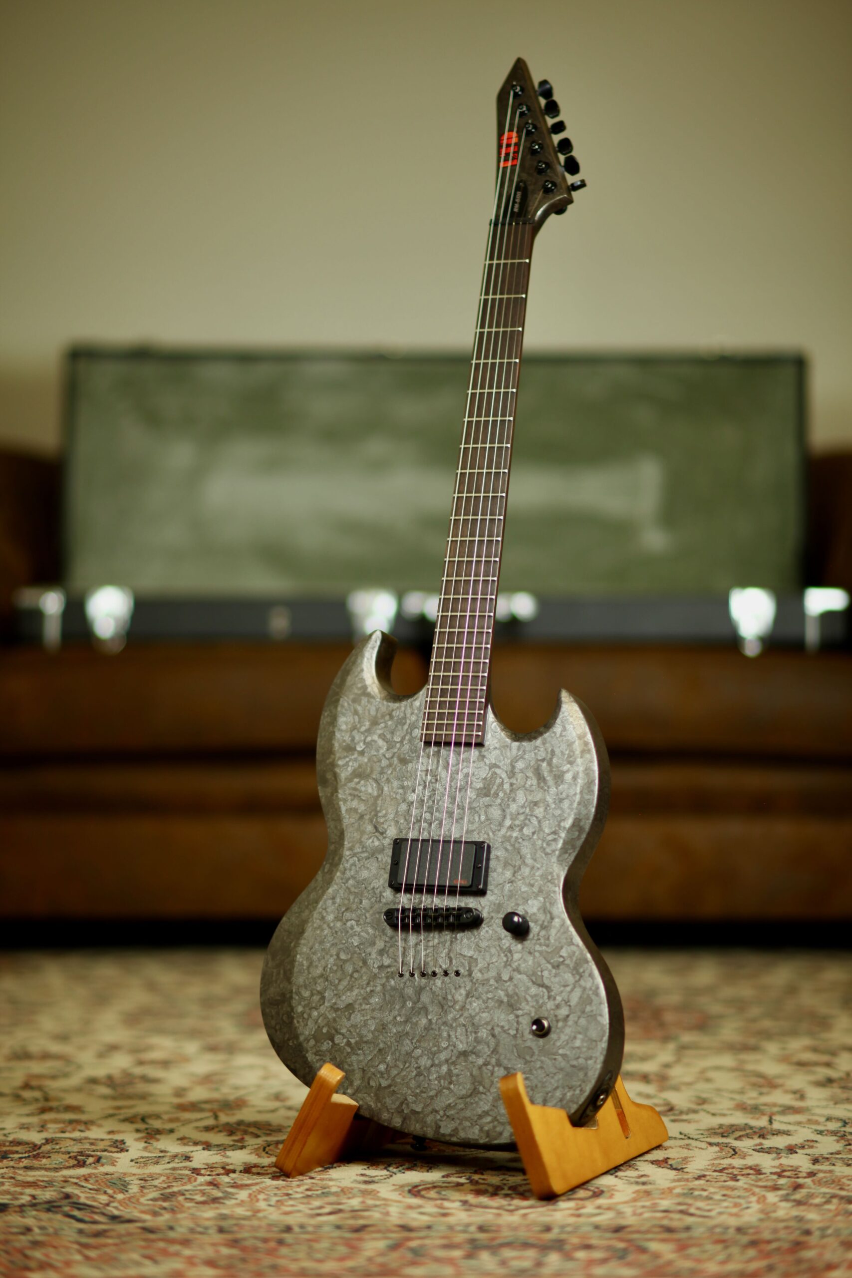 ESP LTD RM 600 Reba Meyers Signature | Black Marble