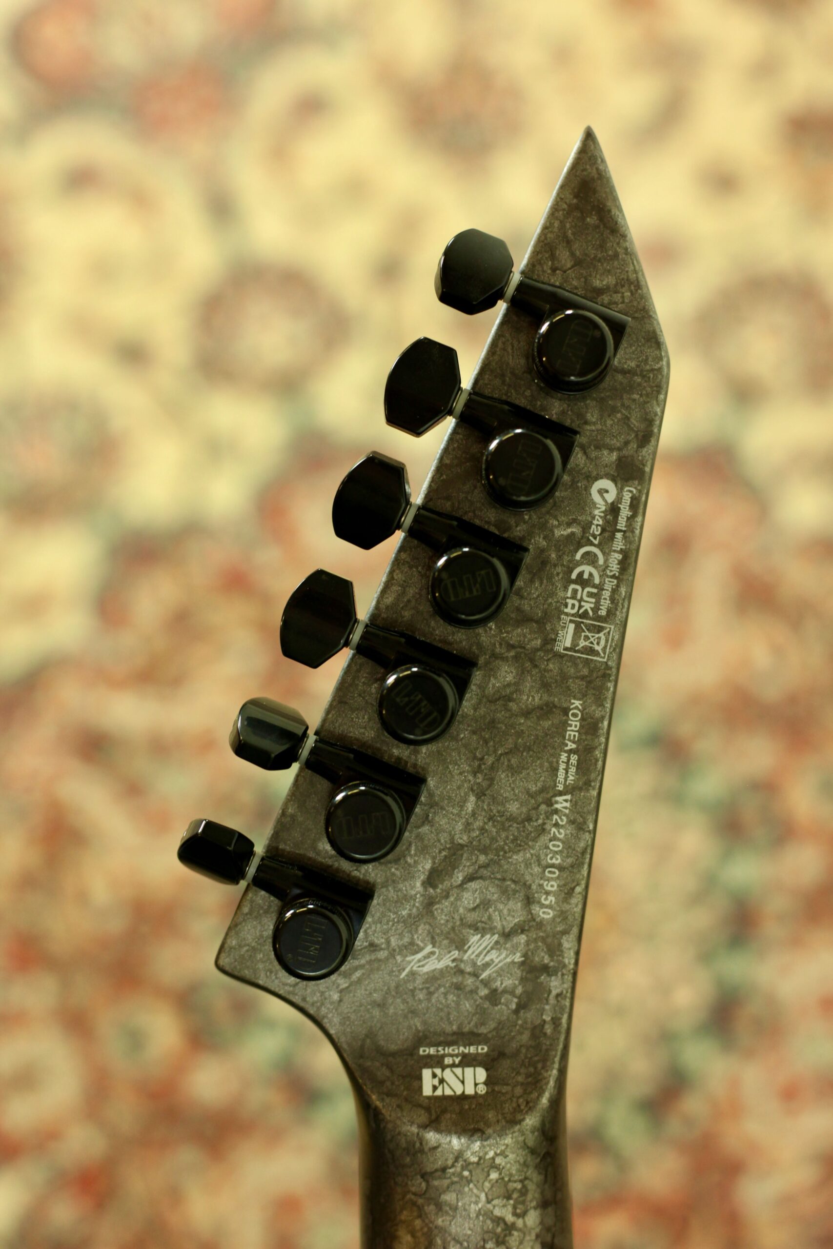 ESP LTD RM 600 Reba Meyers Signature | Black Marble