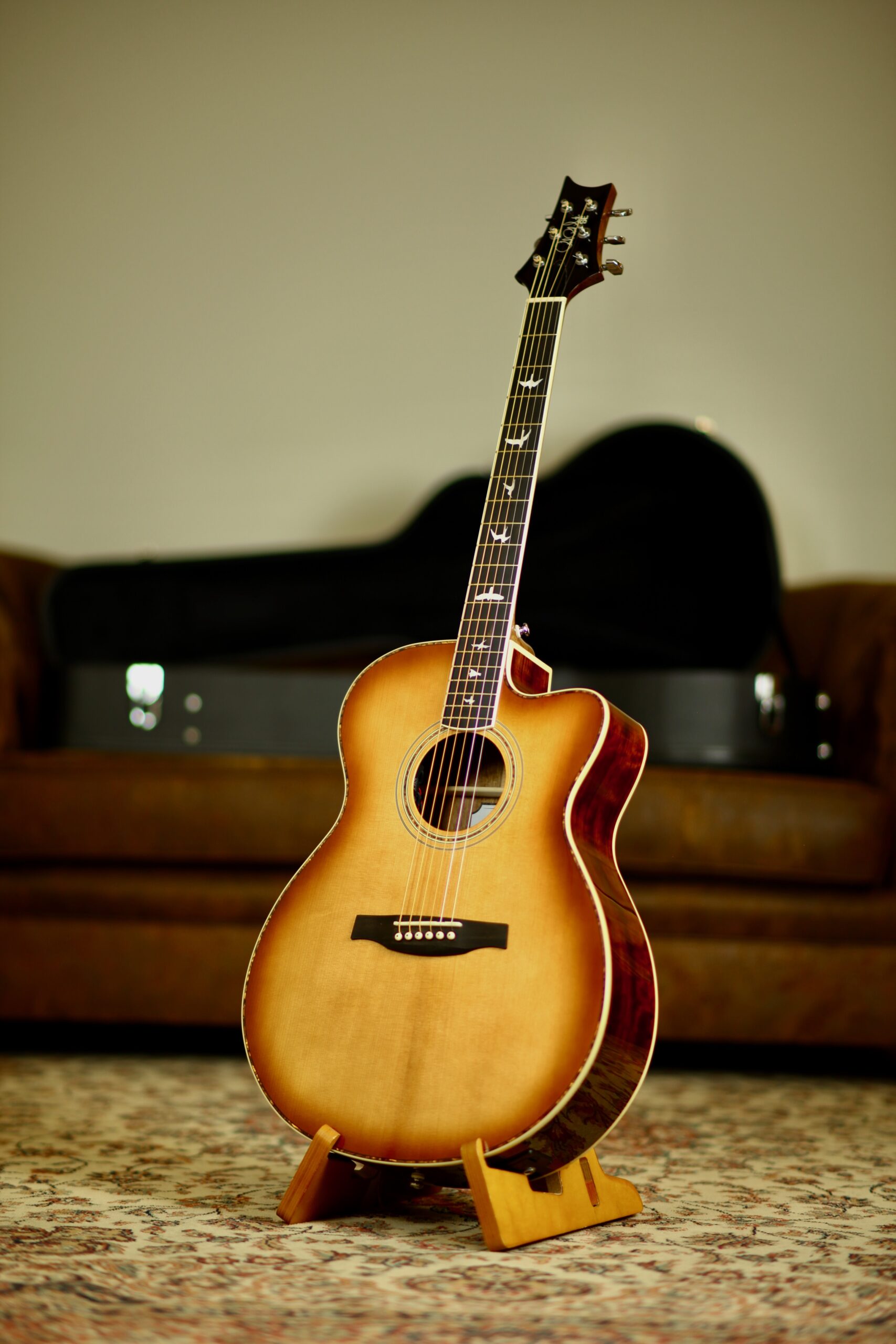PRS SE A40ETS Angelus | Tobacco Sunburst