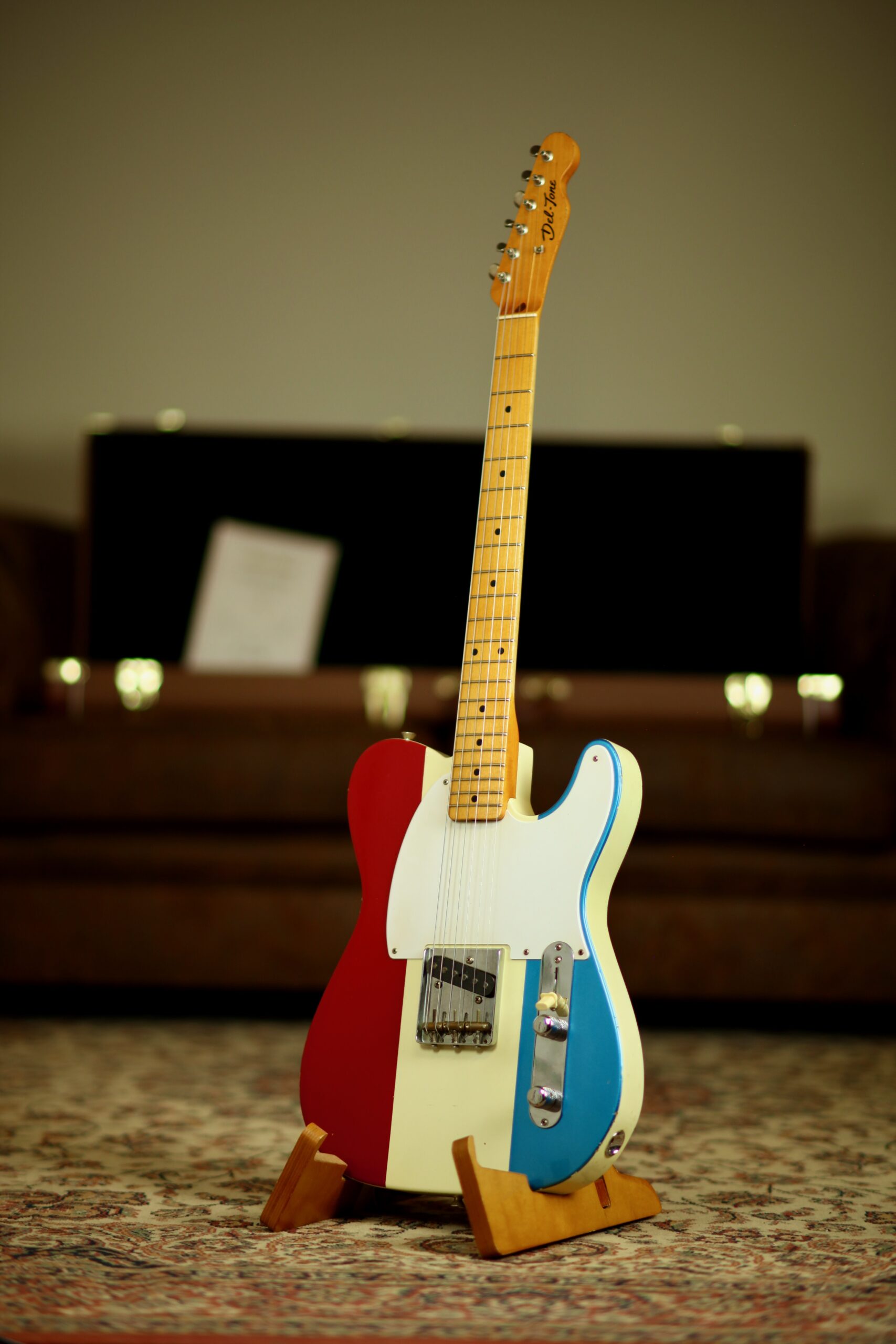 Del-Tone Buck Owens E-Custom Telecaster | Red White Blue