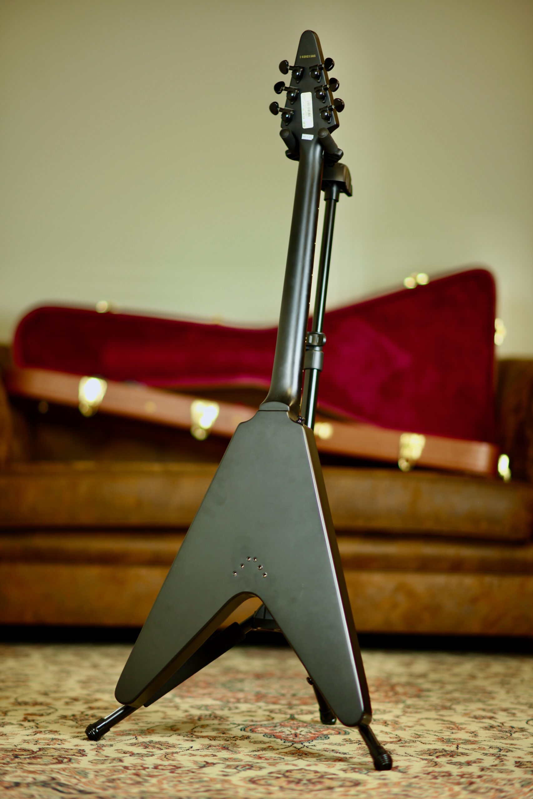 Epihpone Goth ’58 Flying V 2002 | Pitch Black