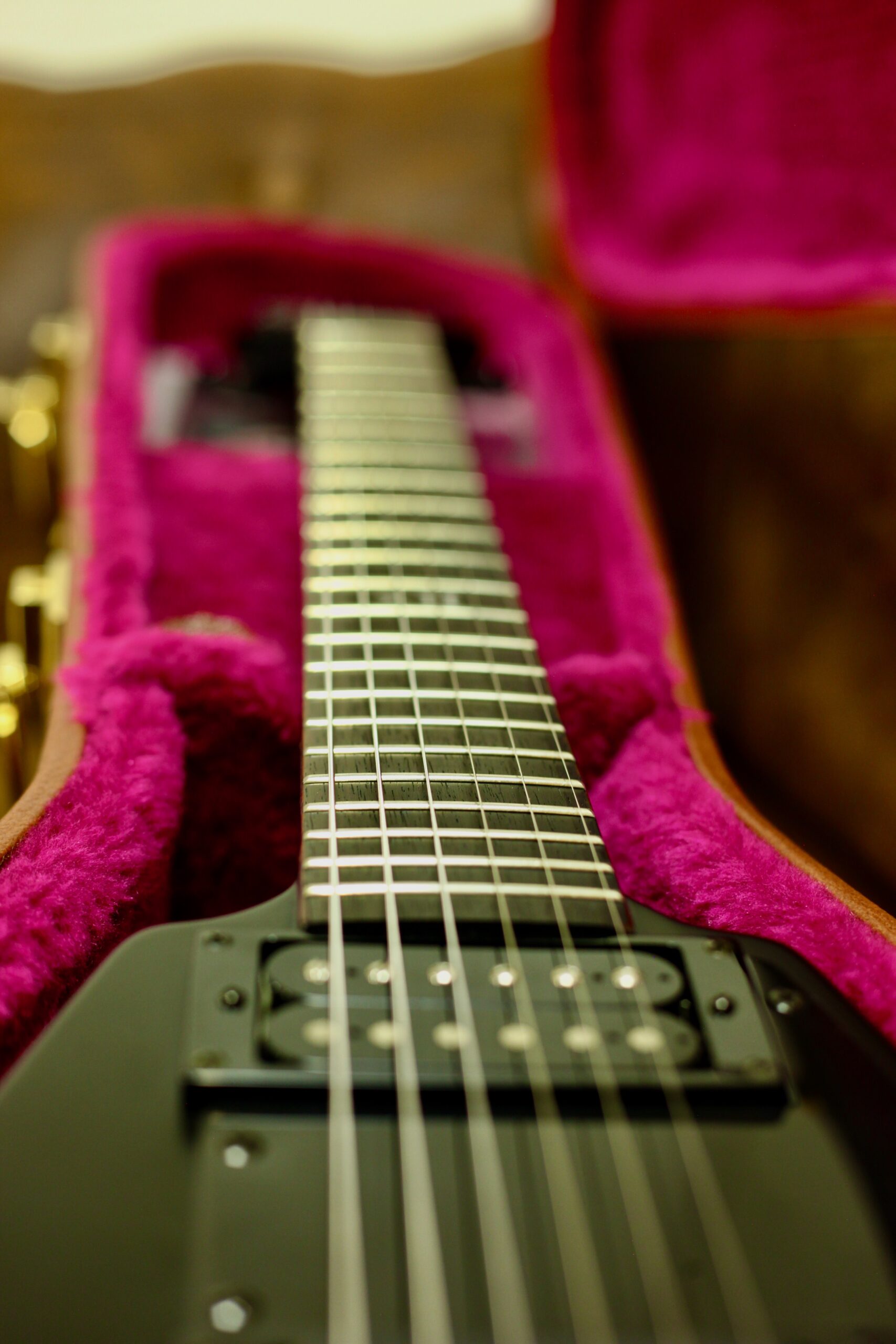 Epihpone Goth ’58 Flying V 2002 | Pitch Black