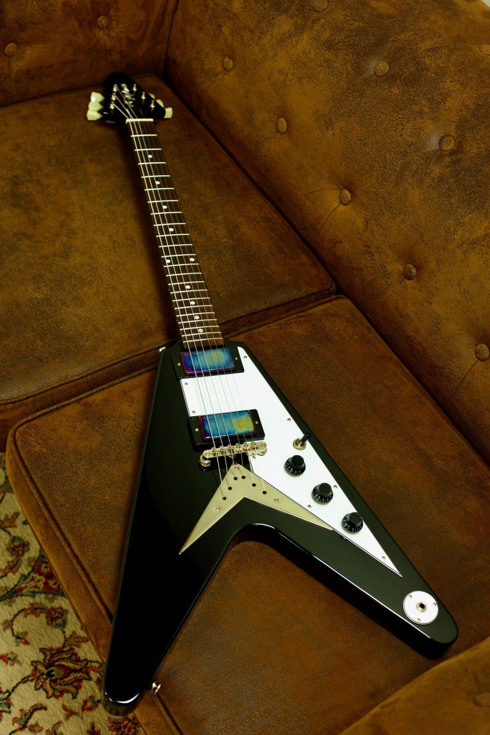 Epiphone Flying V 2021 | Ebony - GitaarBarbaar