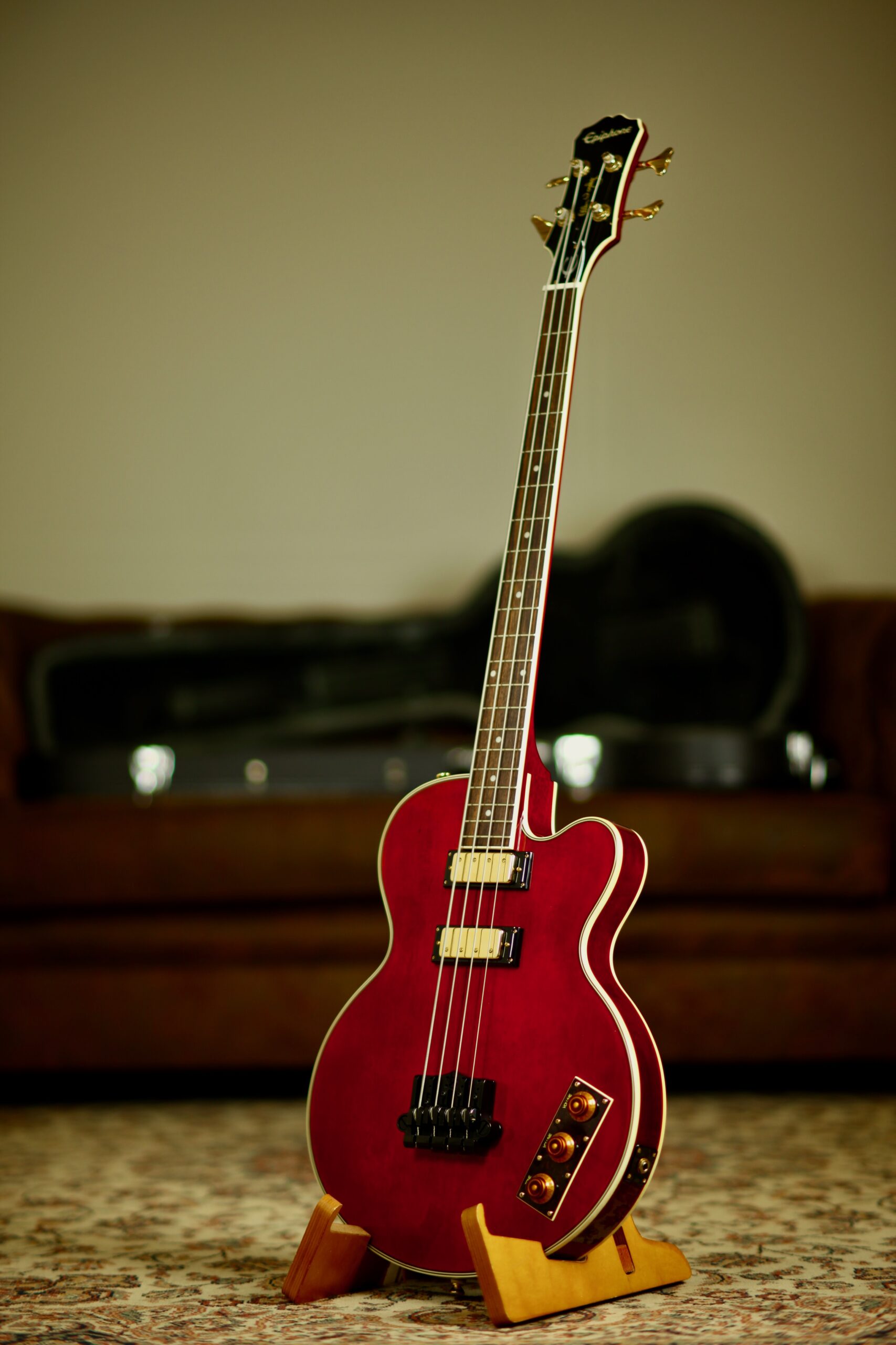 Epiphone Allen Woody Rumblekat Bass | Wine Red