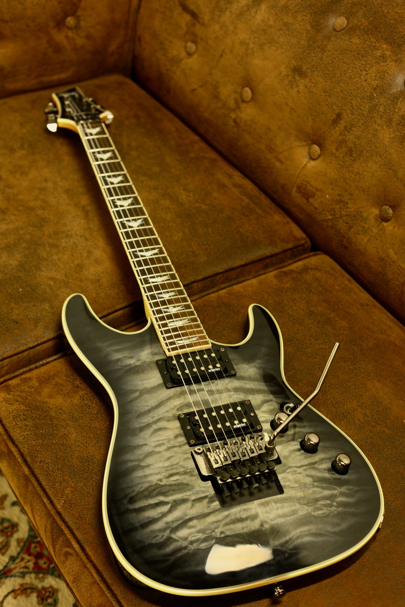 Schecter Omen Extreme 6 Floyd Rose | See Thru Black