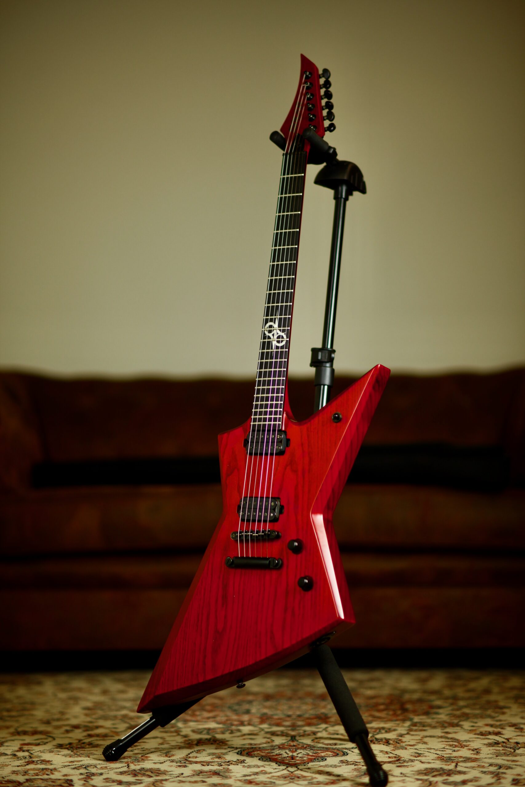 Solar Guitars E2.6 TBR 2019 | Trans Blood Red Matte